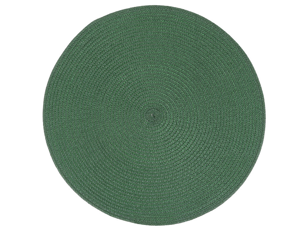 Серветка сервірувальна (плейсмат), D38см, Casual зелена