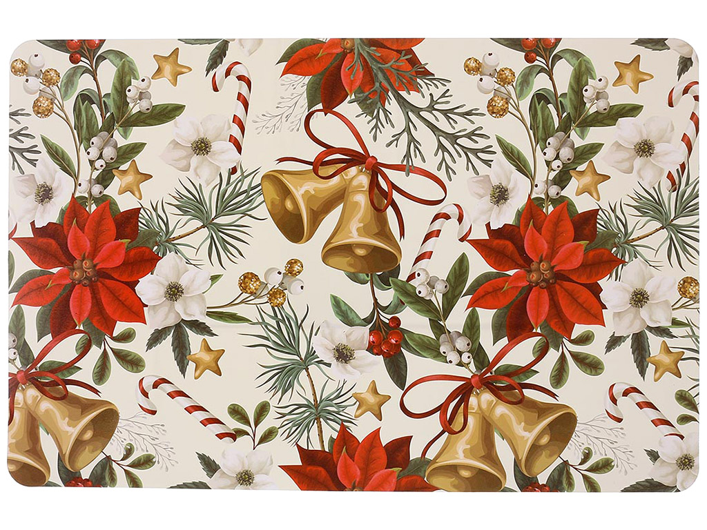 Салфетка сервировочная (плейсмат) Happy holidays, 43x28см