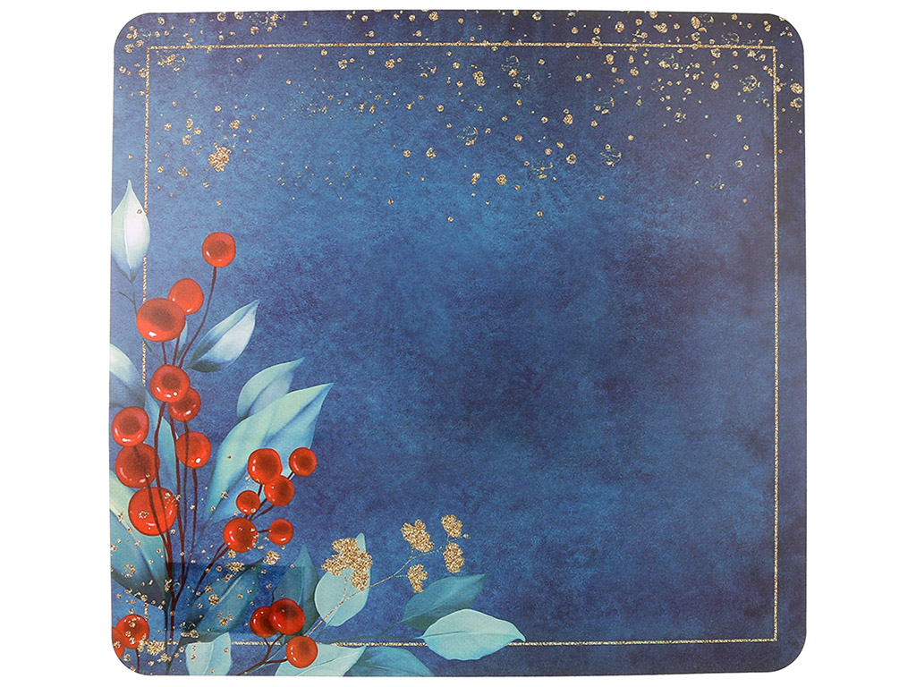 Салфетка сервировочная (плейсмат) Happy holidays, 30x28см