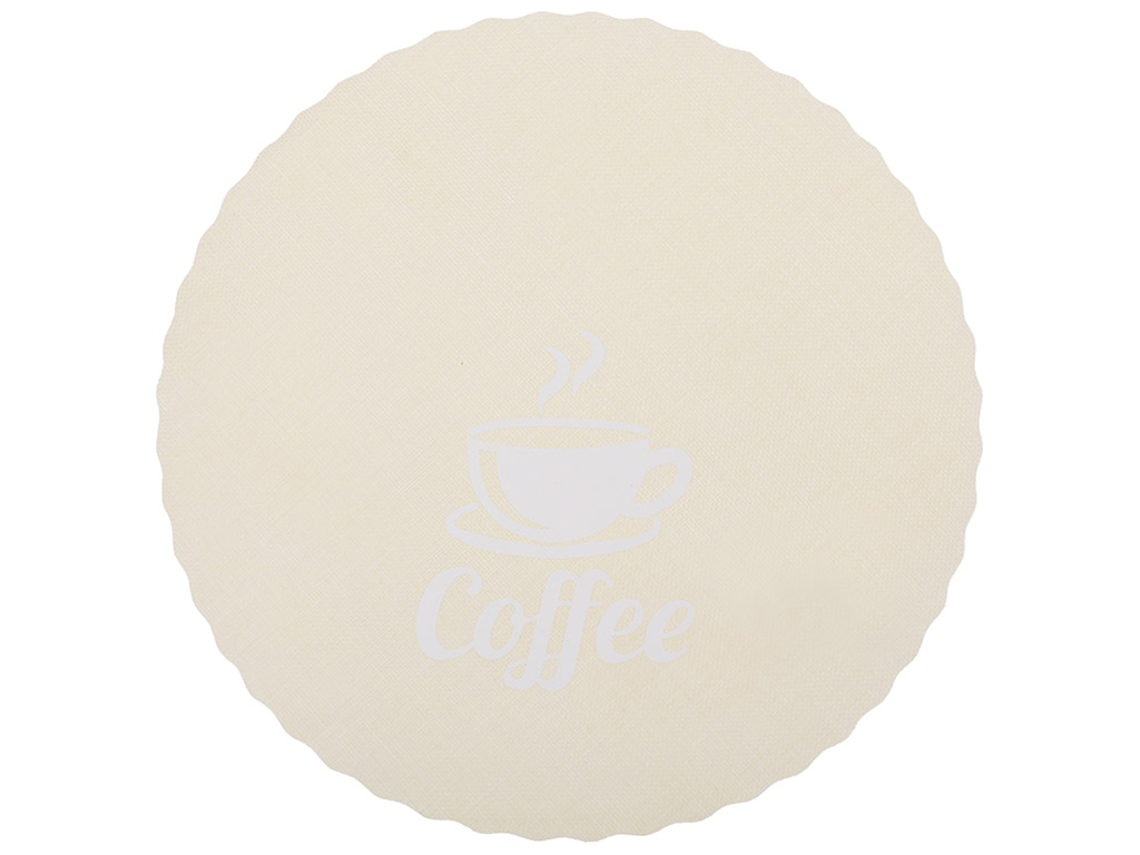 Серветка сервірувальна Coffee (плейсмат), колір - молочний, 38см