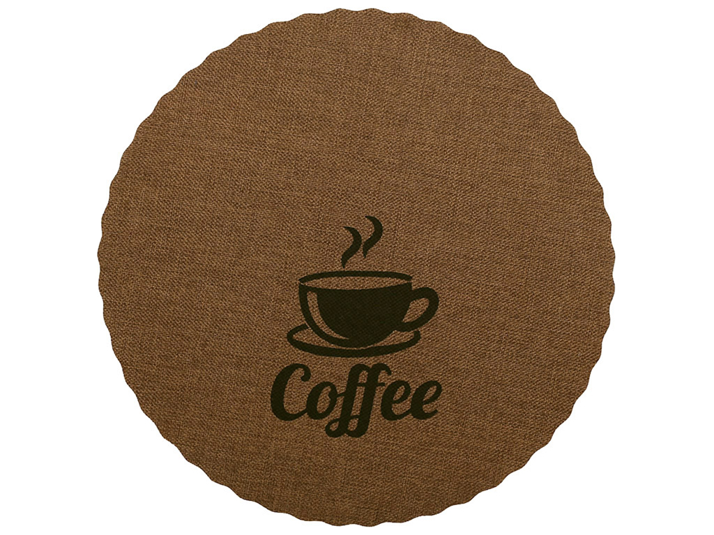 Серветка сервірувальна Coffee (плейсмат), колір - коричневий, 38см