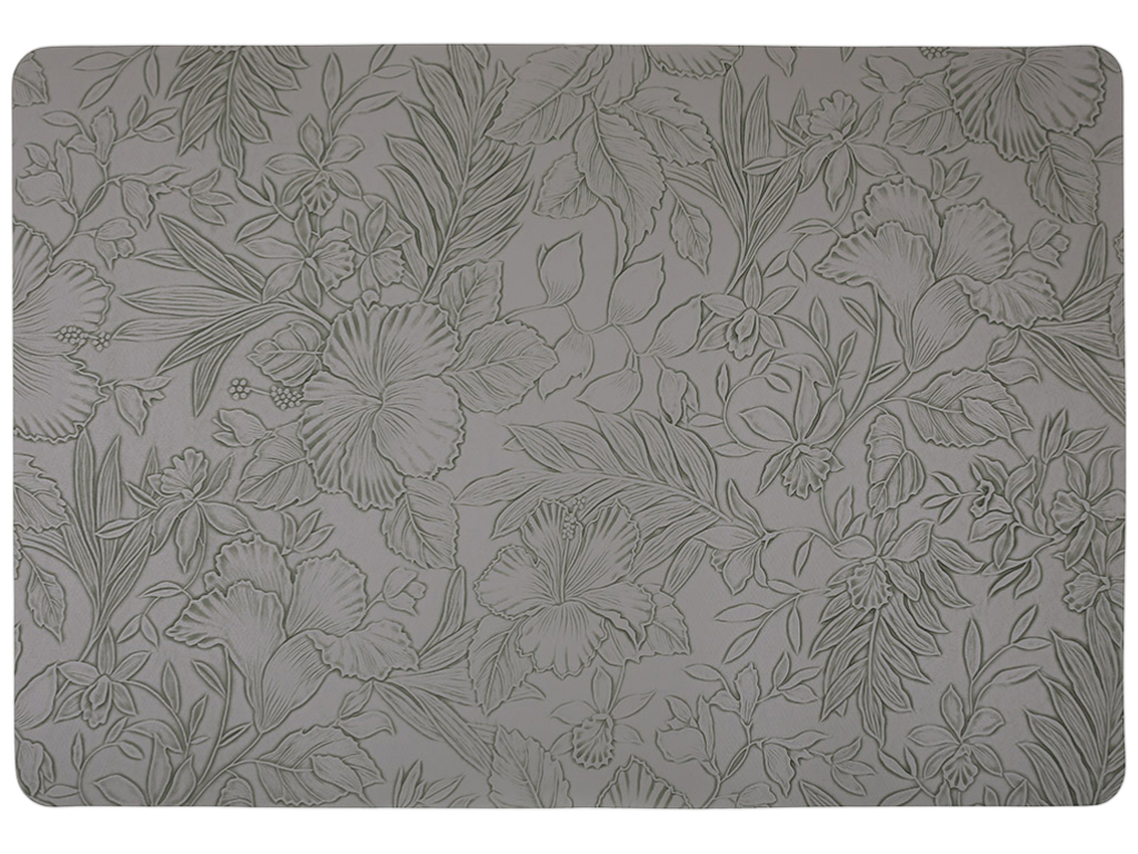 Салфетка-плейсмат сервировочная Floral серый, 30×45см
