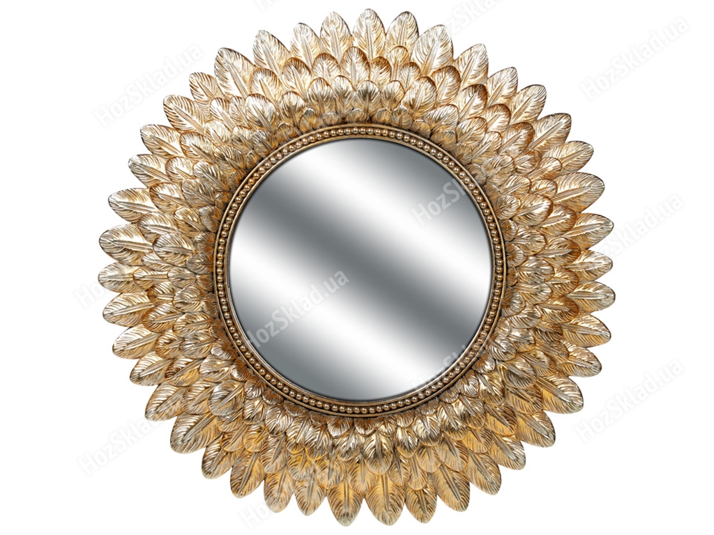 Зеркало Астра, 41см, цвет - состаренное золото