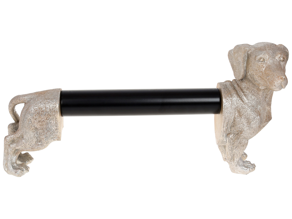 Тримач для паперових рушників Такса, 46см, колір – срібло