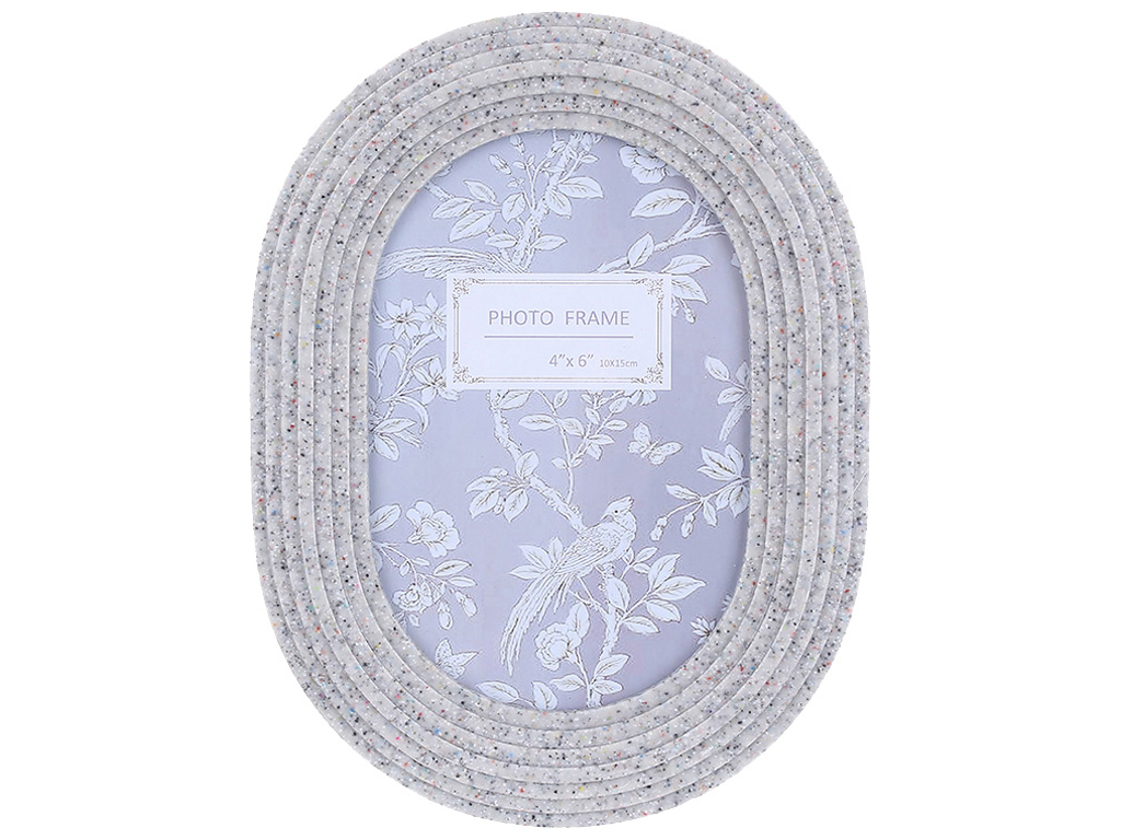 Фоторамка, 10x15см Cement Grey, 15,5х20х2см, цвет - серый