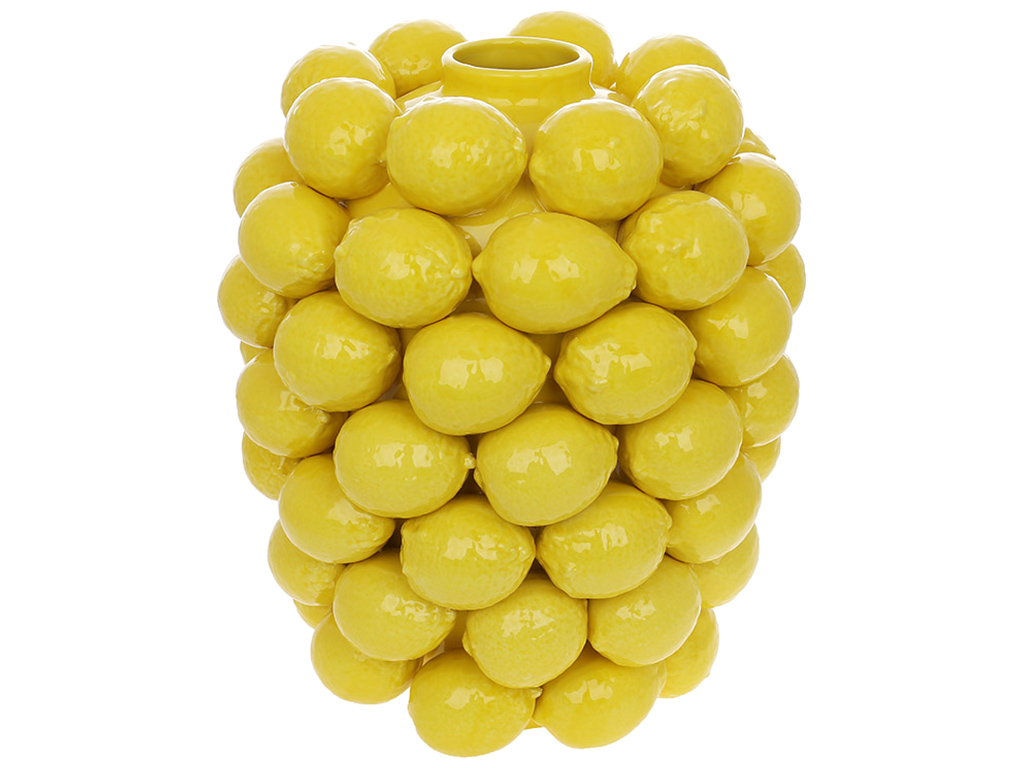 Ваза фарфоровая Lemon, D28x40см