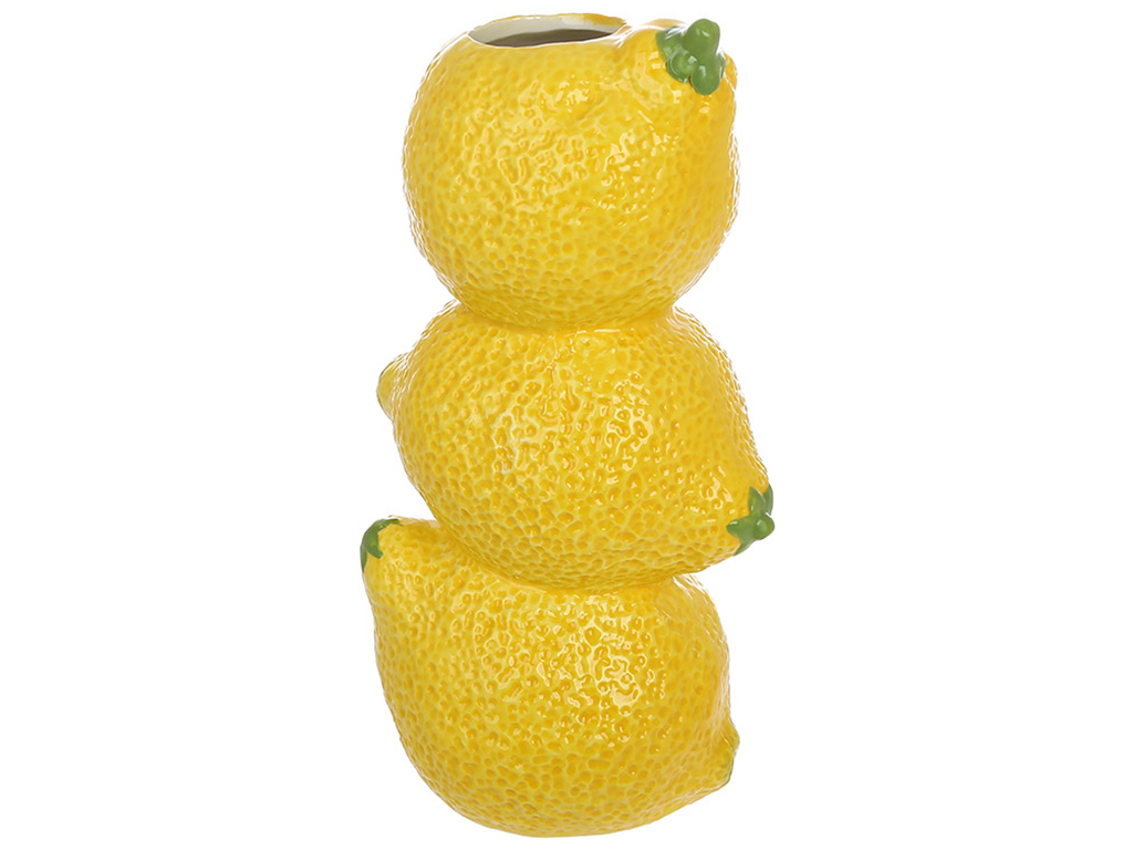 Ваза фарфоровая Lemon, 10х8,5х22см