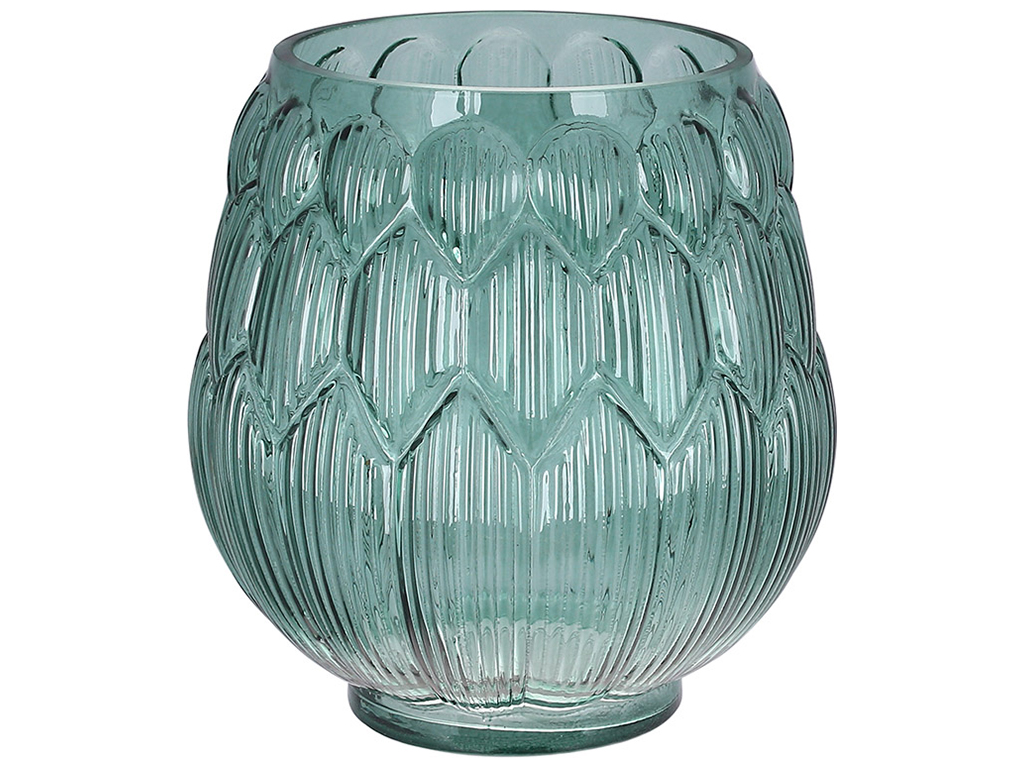 Ваза Артишок, 18х20см, зеленая