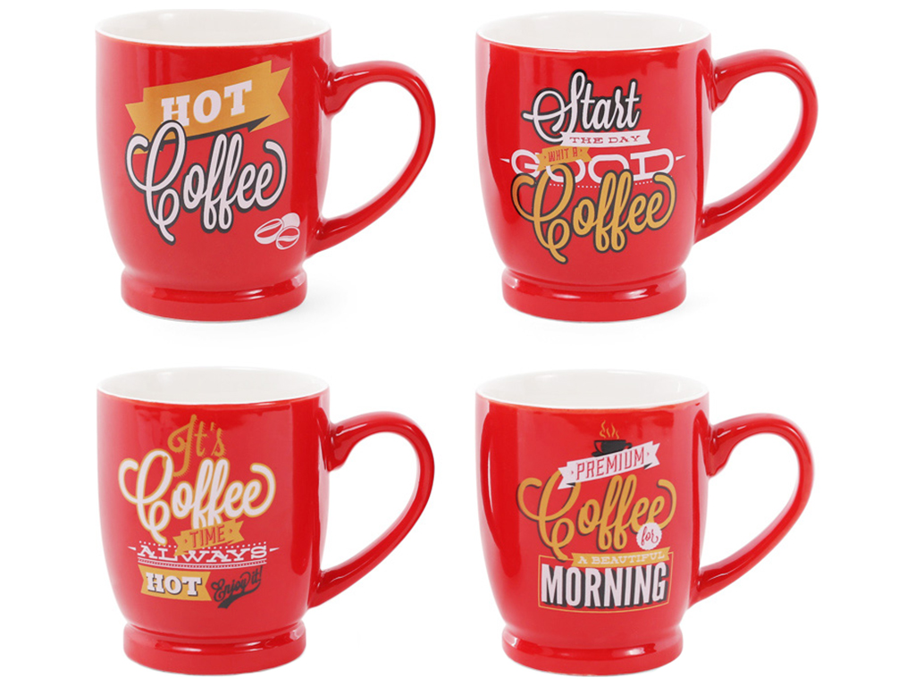 Чашка Coffee, 260мл, 4 дизайни