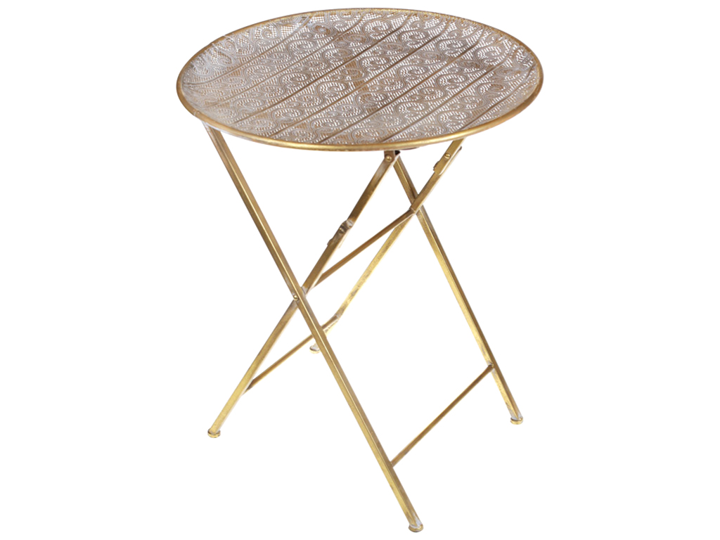 Столик металлический складной, 63см