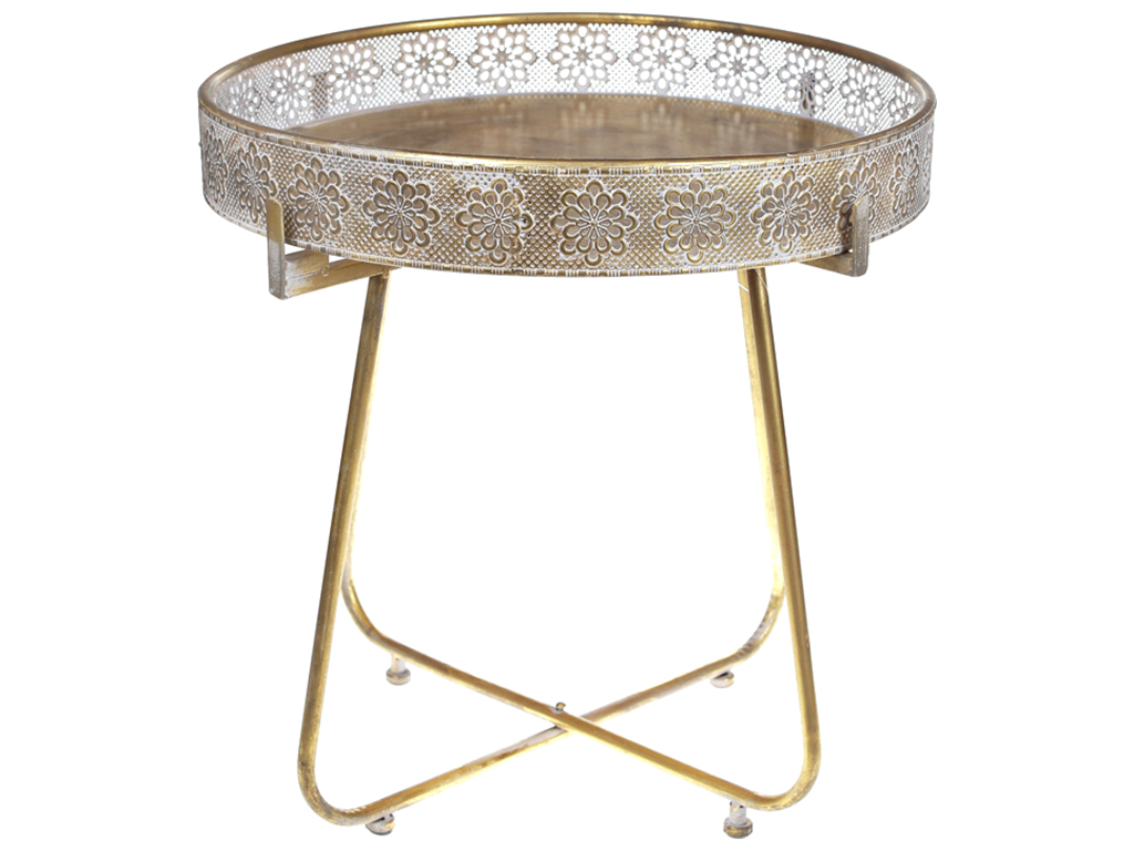 Столик металлический складной, 51см