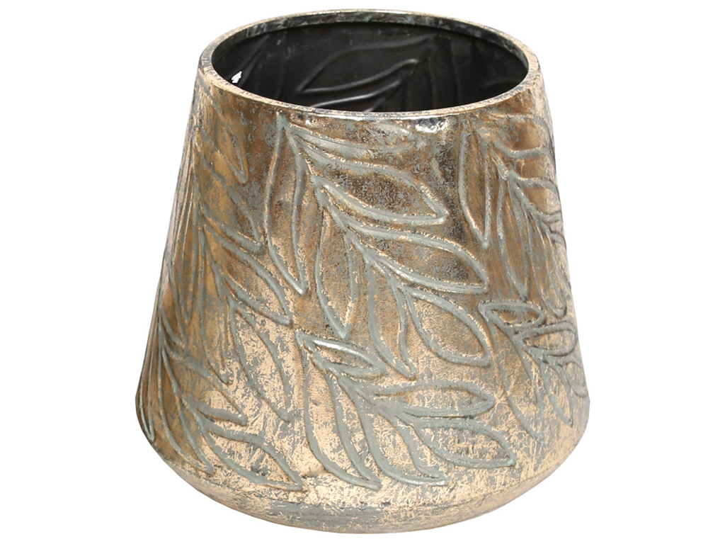 Кашпо металеве, 25см