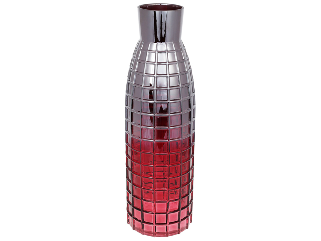 Ваза Топаз, 49см, колір - марсала