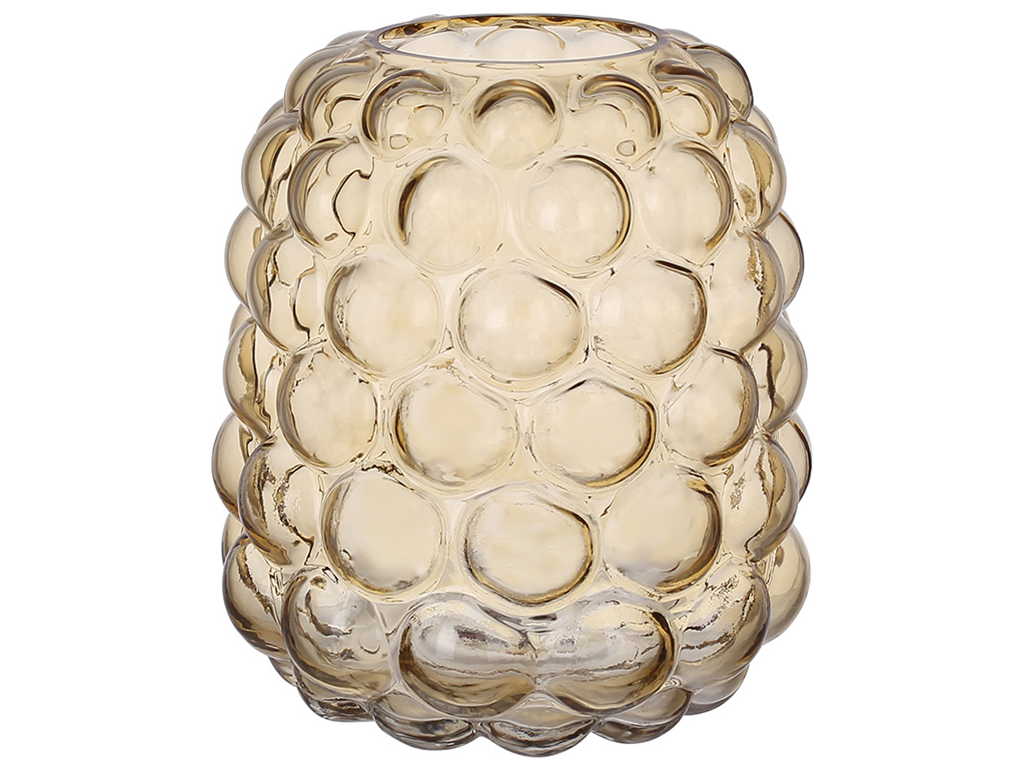 Ваза Bauble, 20см, колір - амбер