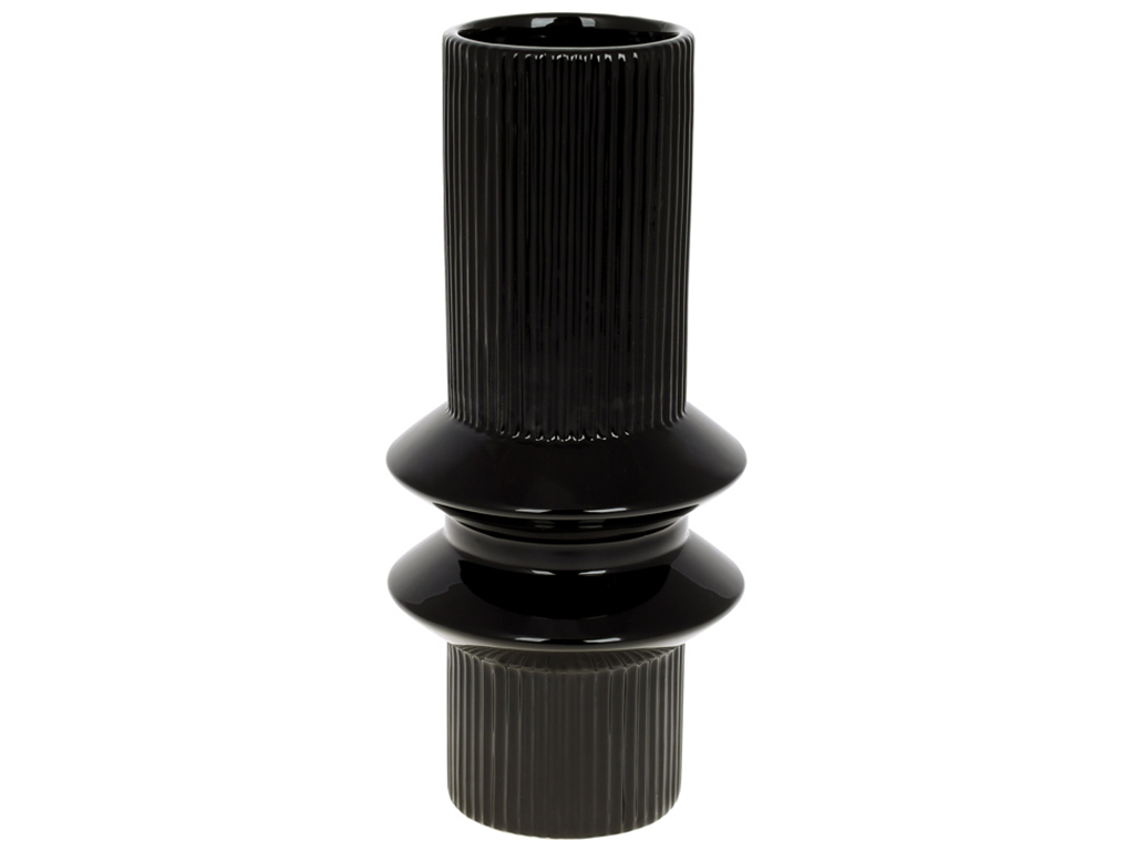 Ваза, 28см, колір - чорний