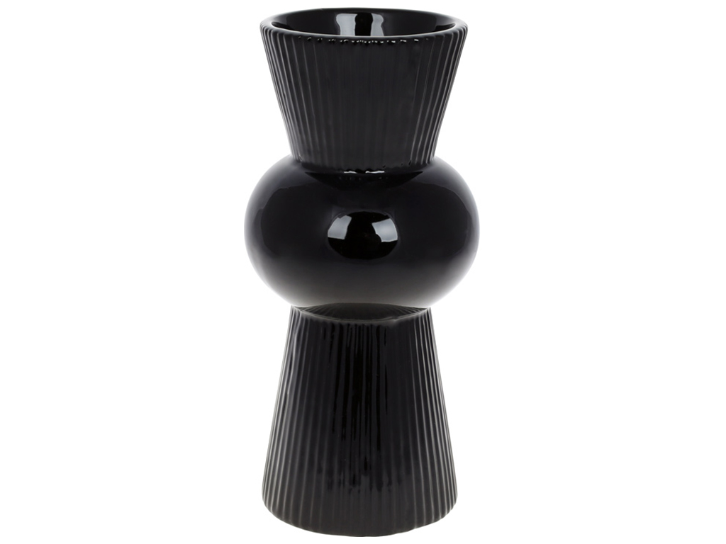 Ваза, 27см, колір - чорний