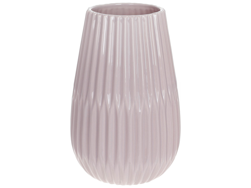 Ваза Віола, 24см, колір - світло-рожевий