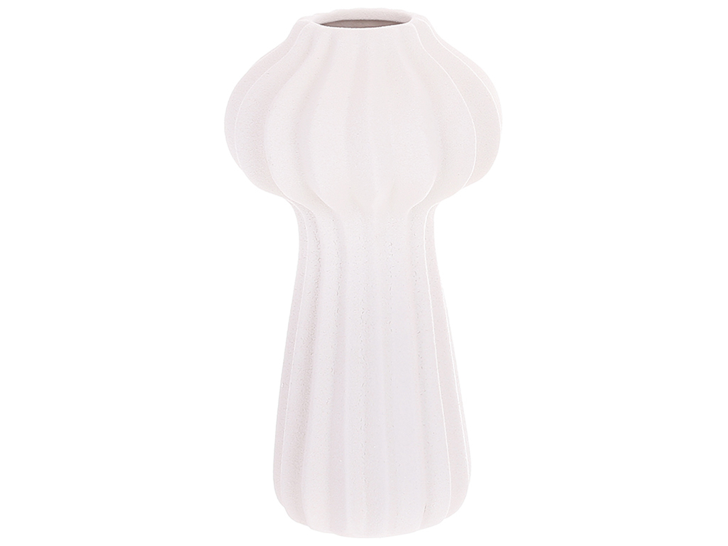 Ваза Mia, 10х20см, цвет - белый матовый