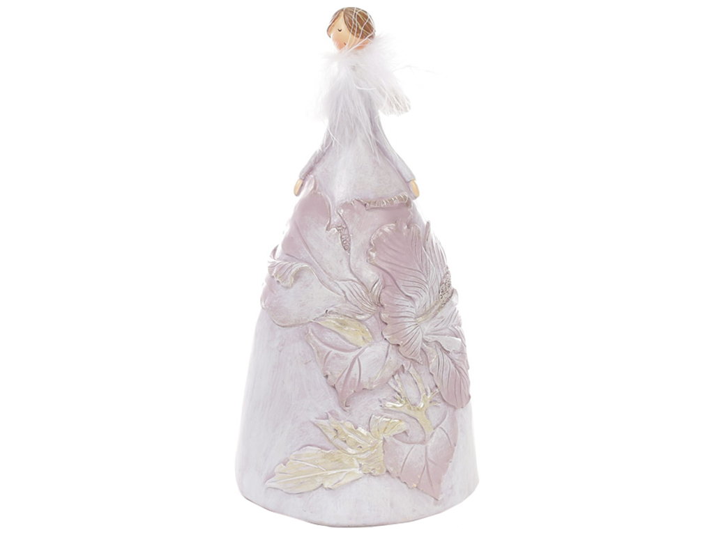 Декоративна фігурка Дівчинка 19,5см, колір - рожевий