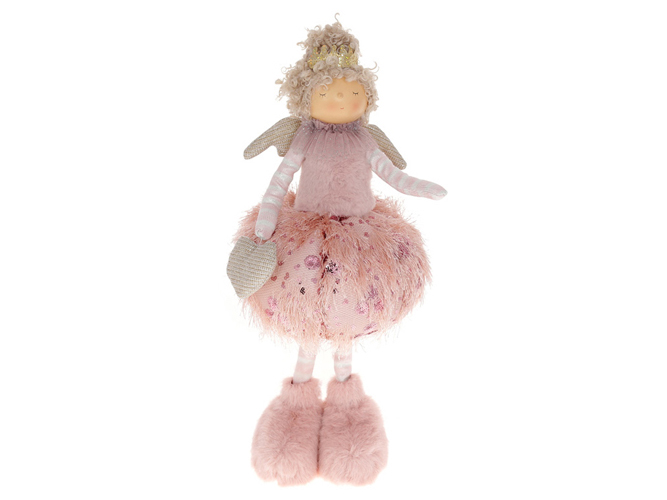 Декоративная фигура Принцесса - ангел, 49см, цвет - розовый