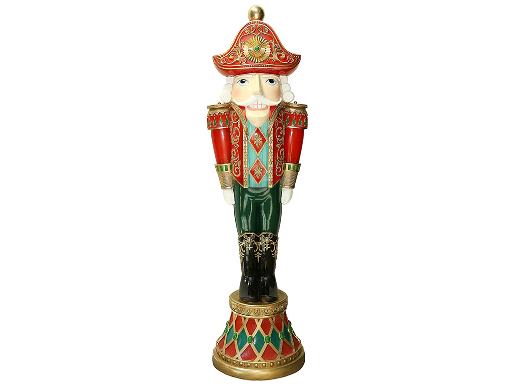 Декоративная фигура Щелкунчик, 184см, цвет – красный