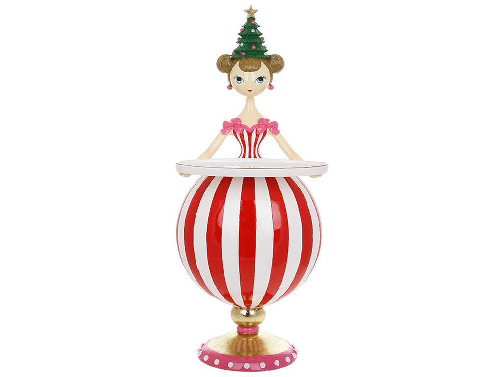 Декоративная статуэтка Candy - Девочка с подносом, 83см