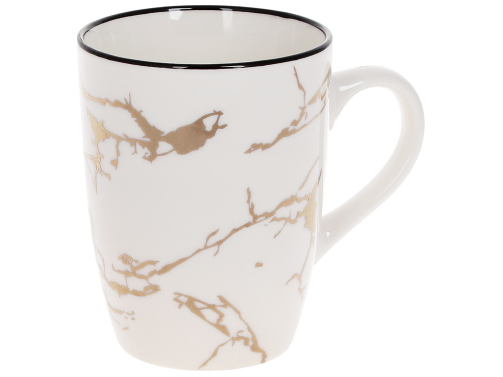 Кухоль порцеляновий White Marble, 360мл