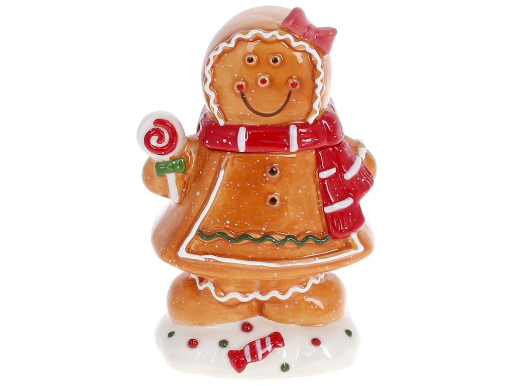 Банка для солодощів керамічна Дівчинка Печиво, 170мл