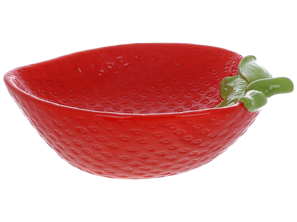 Піала керамічна Strawberry, 800мл, колір-червоний