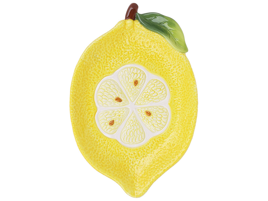 Тарілка Lemon, 20,5х14х2см, колір - жовтий