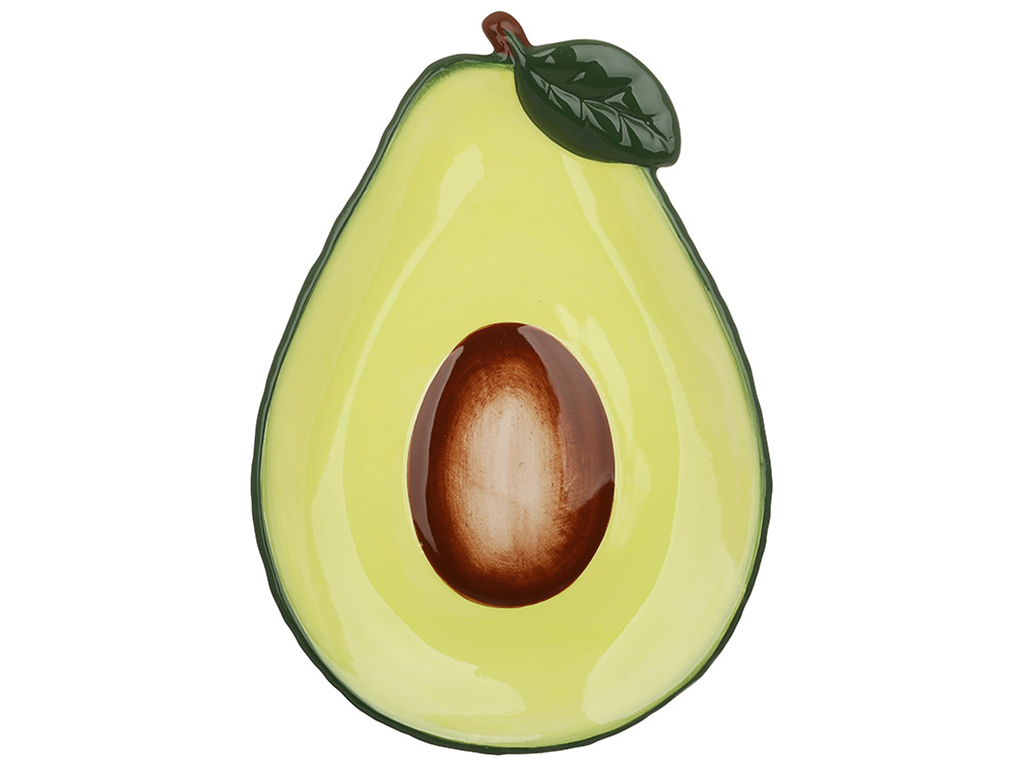 Тарелка керамическая Avocado, 25,5х17,5х2,5см