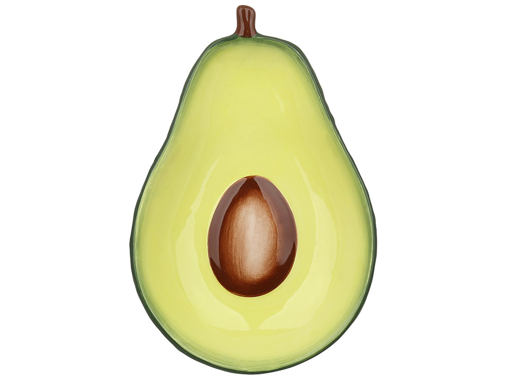 Тарілка керамічна Avocado, 18х12х2,8см