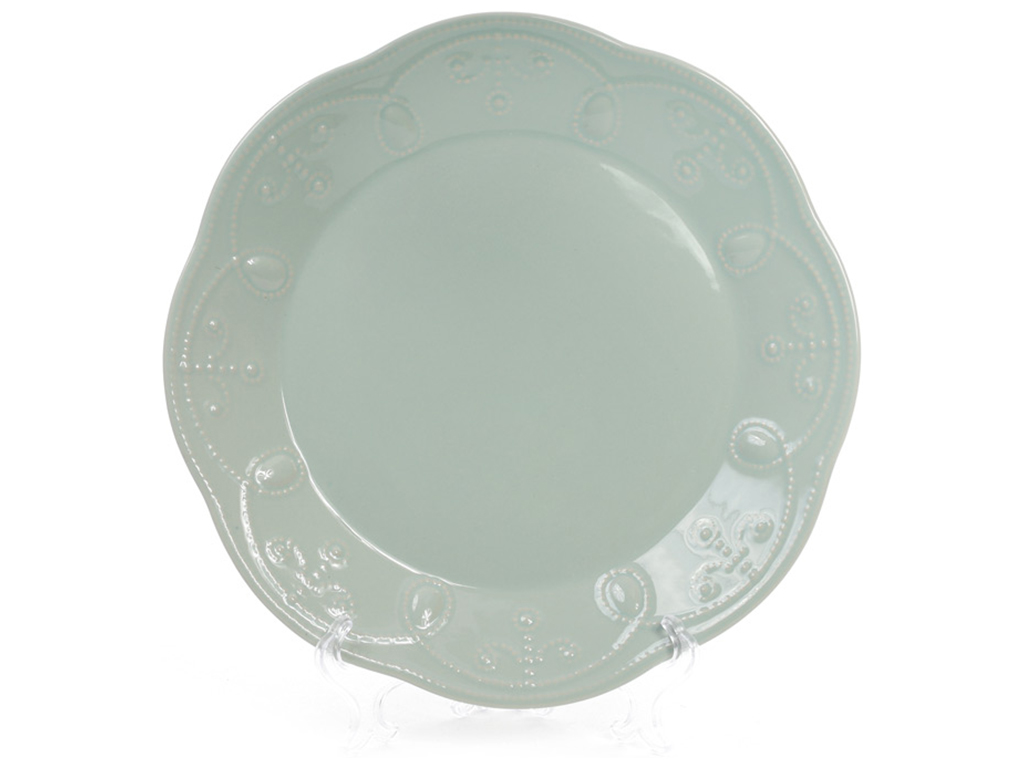 Тарілка обідня, 28,5см, колір - м'ятний