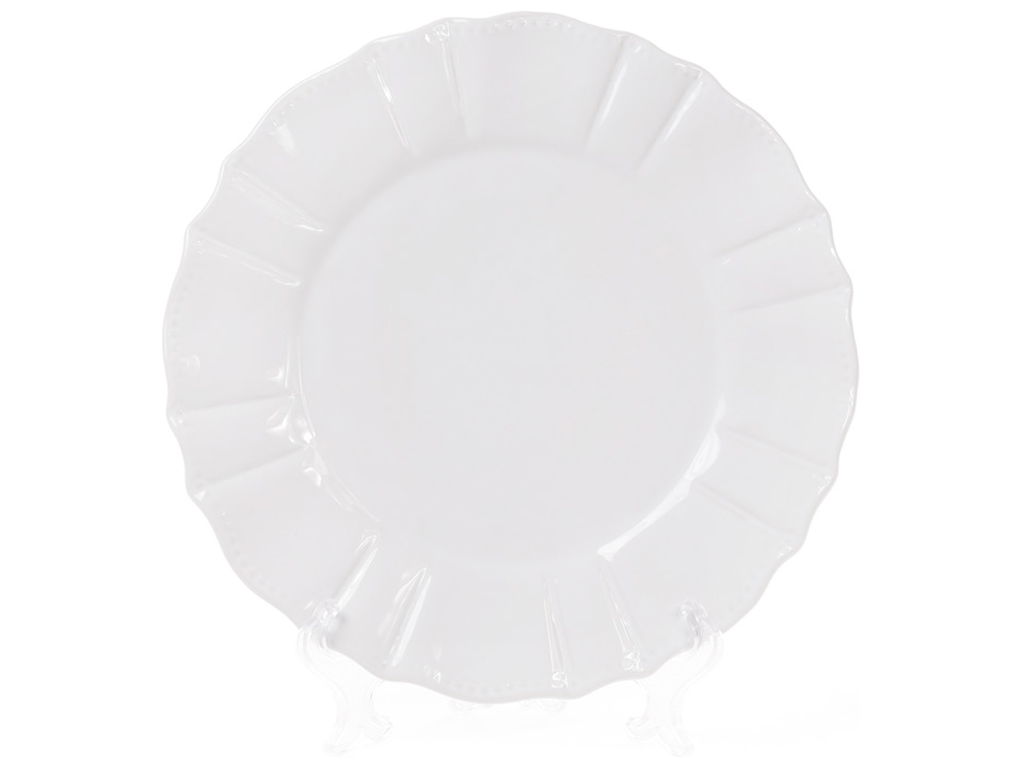 Тарелка обеденная, 27см, цвет - белый