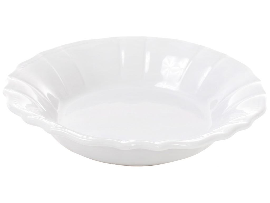 Тарелка суповая, 23см, цвет - белый