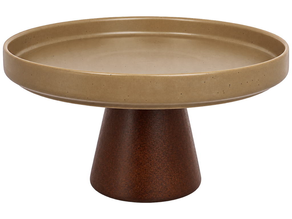 Подставка для десертов Natural Serving Grey на деревянной ножке, 21×11,5 см
