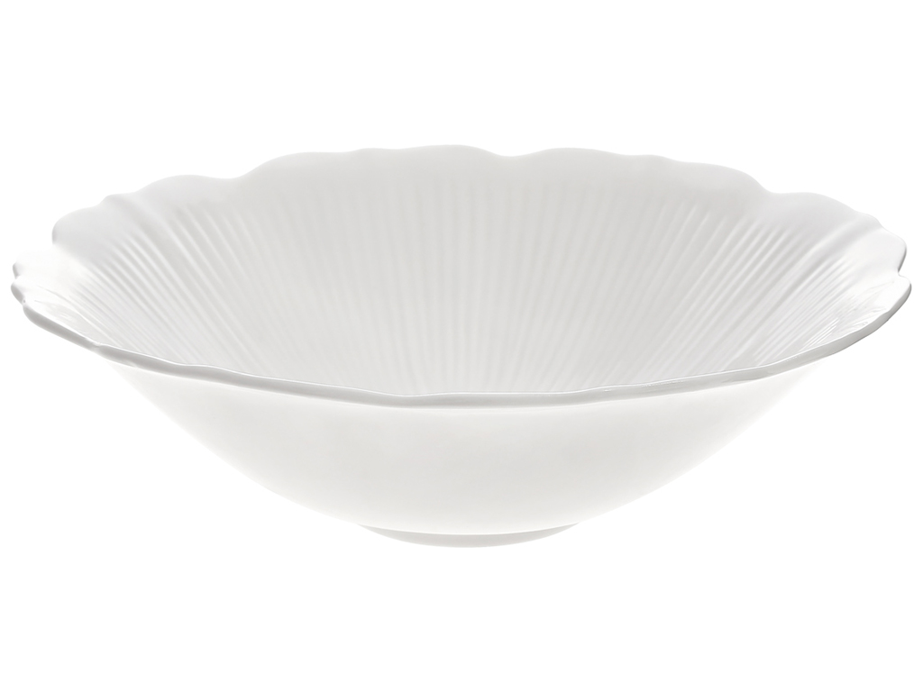 Салатник фарфоровый в форме цветка Мак, d24см