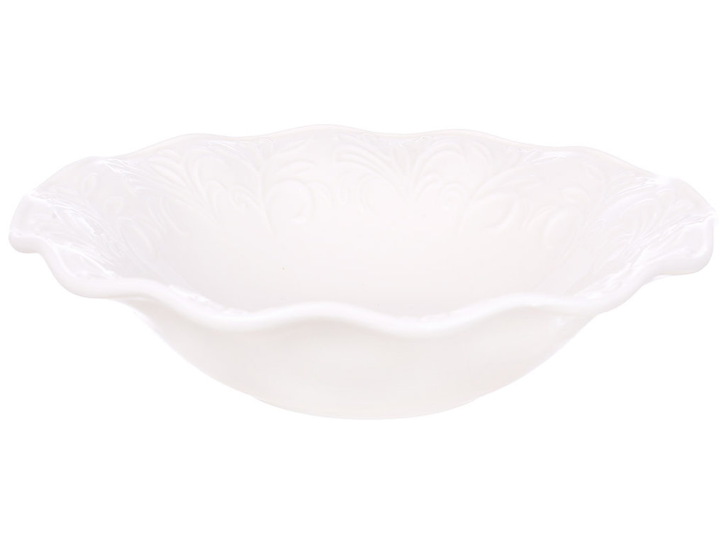 Тарелка суповая фарфоровая Lily для подачи первых блюд, D20,3×5,5 см