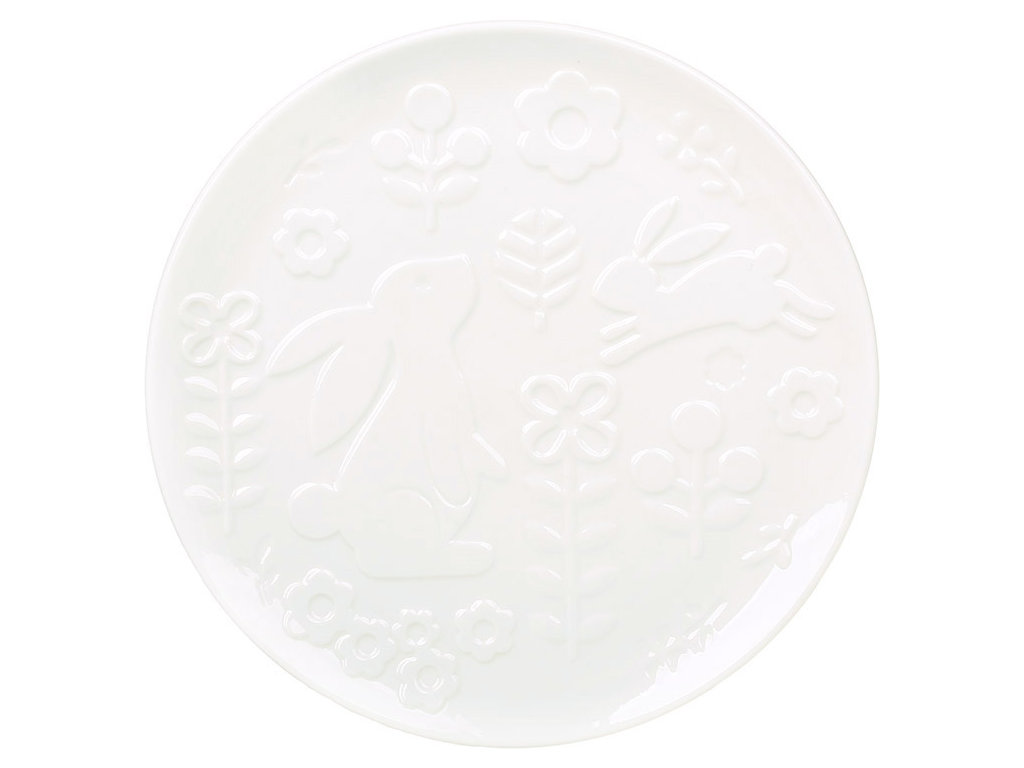 Тарелка фарфоровая Secret Meadow для подачи блюд, D25,5×2,3 см