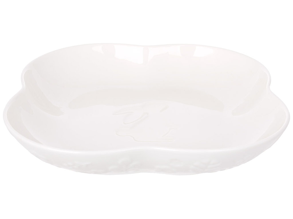 Салатник фарфоровый фигурный Secret Meadow, 24×24×5 см