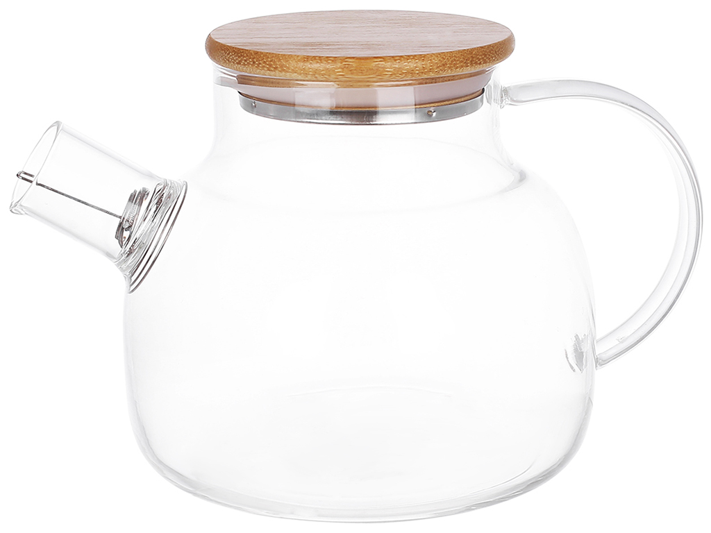 Заварник с бамбуковой крышкой, 1л 