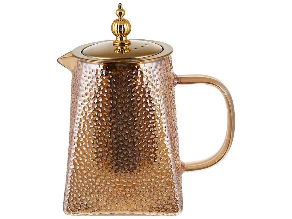 Чайник заварювальний з металевим фільтром, 750мл, колір - амбер