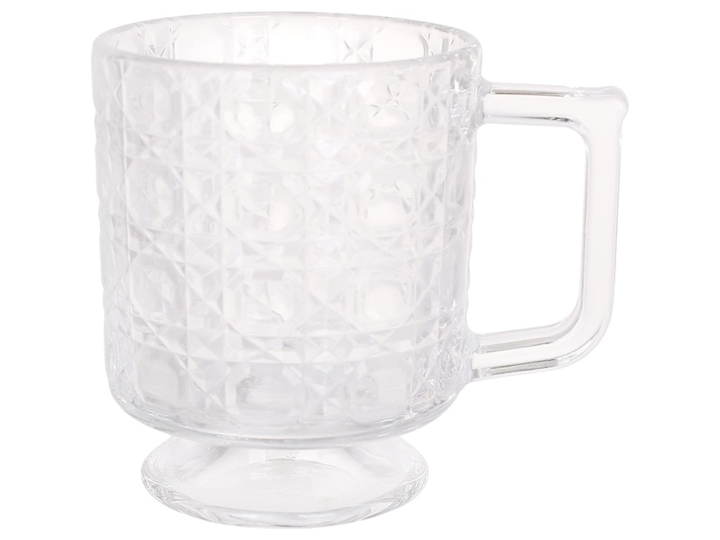 Чашка, скло, 300мл, 7,8×9,5см, колір прозорий
