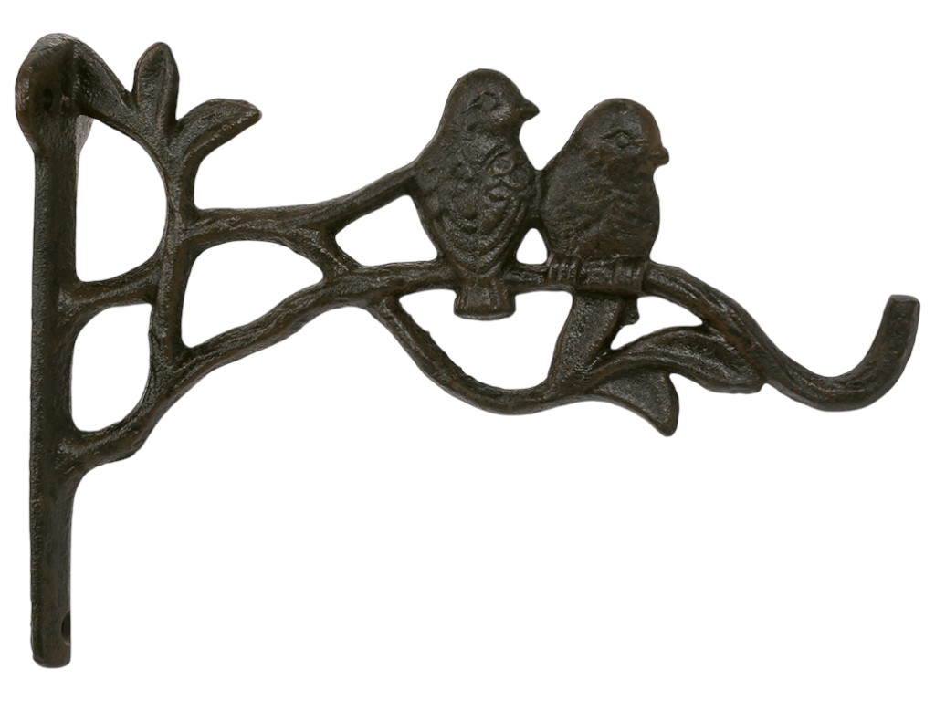 Крючок чугун Птицы, 23×4,5×17см, цвет коричневый