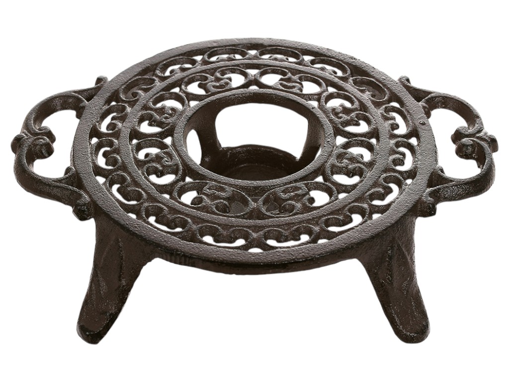 Подставка под горячее, чугун, 22,5×17×5см, цвет коричневый