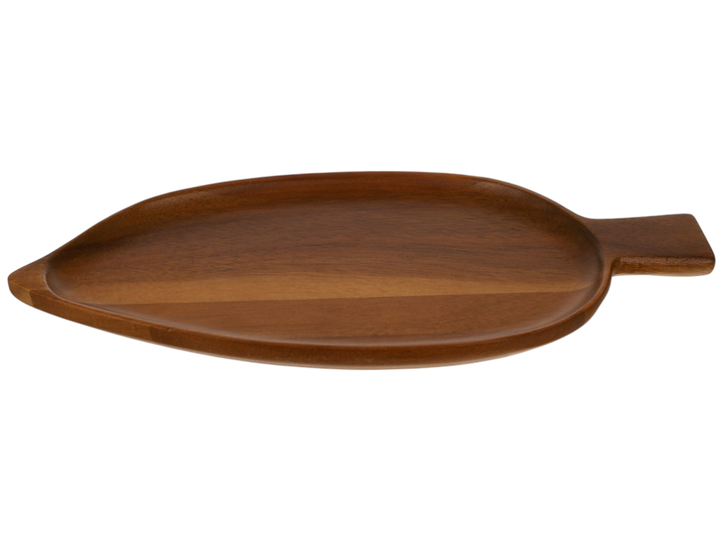 Дерев'яна підставка для закусок, 32х14х2,5см