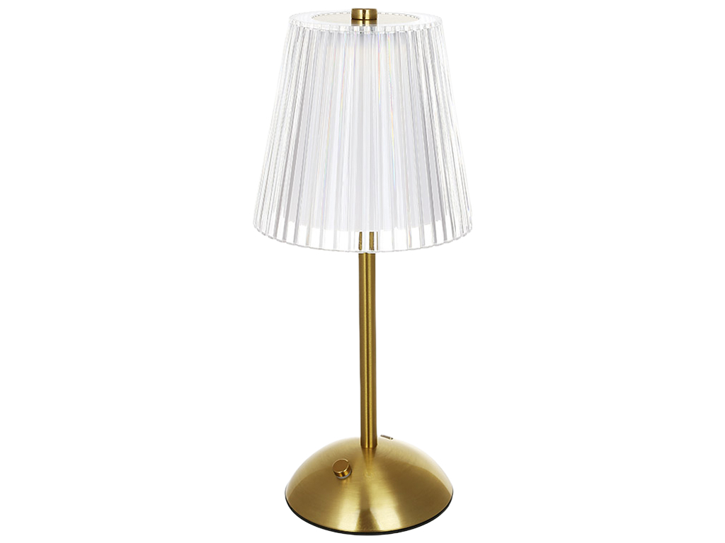 Светильник декоративный LED Crystal Glow золотой 12.5×12.5×29.5 см