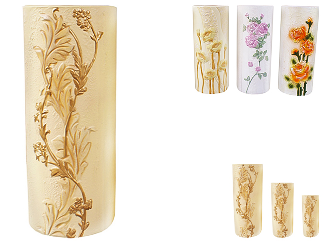 Набір ваз, 4 дизайни (ціна за набір 3шт)