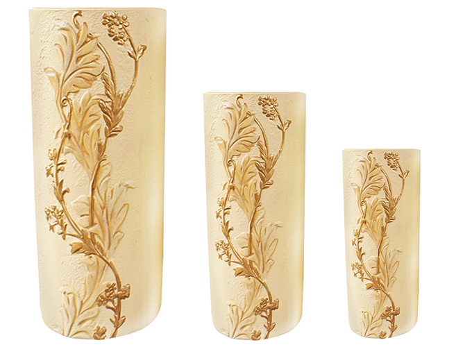 Набір ваз, 4 дизайни (ціна за набір 3шт)