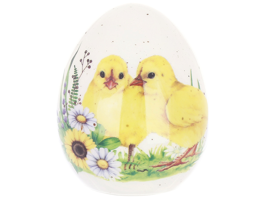Декор керамічний яйце Happy Easter, 5,5x5,5x7см
